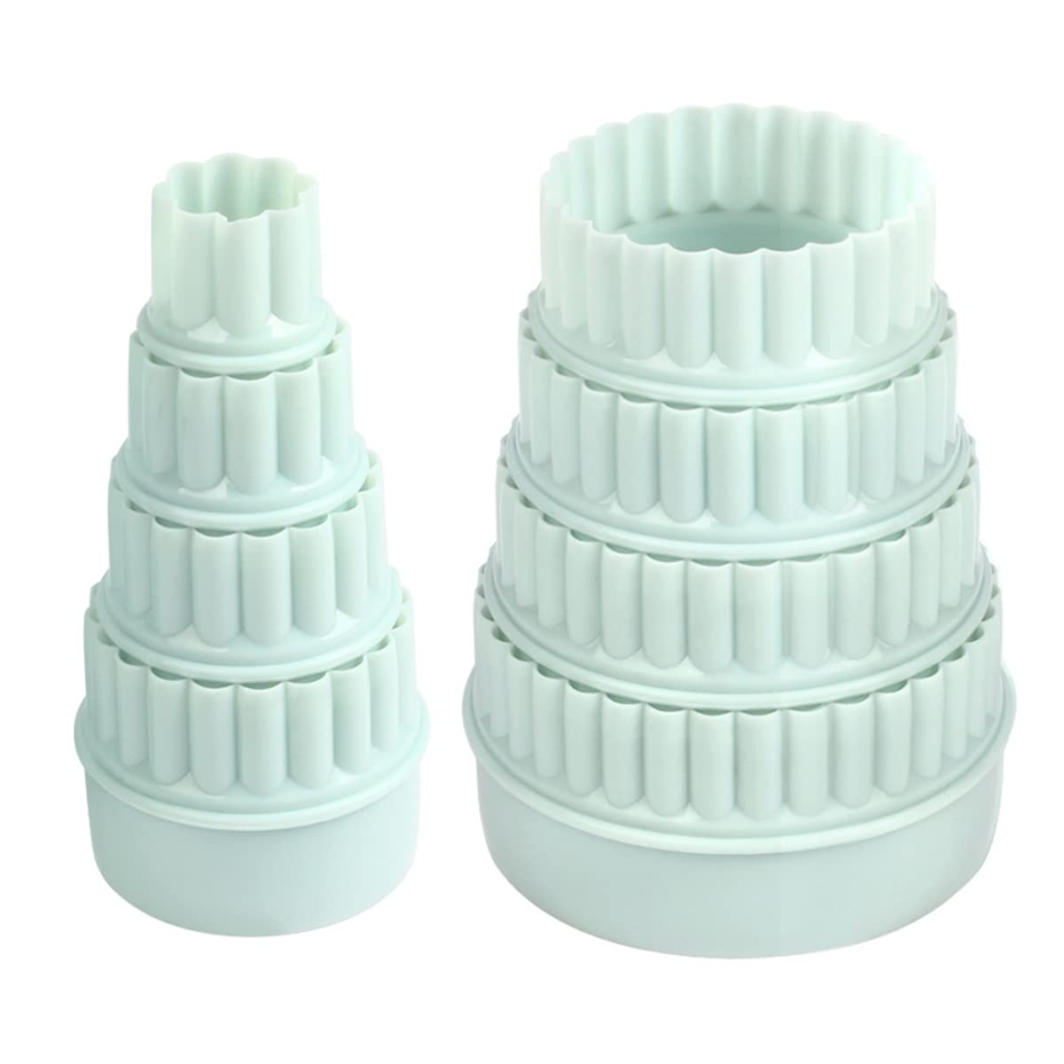 Photo 1 of KFAREJGOAE 8 Pieces Display Stands for Pyrex Bowls Bowl Stands Bowl Display Stands for Cabinet Organizer Plastic