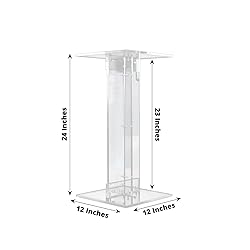 Efavormart 24" Heavy Duty Acrylic Wedding Display