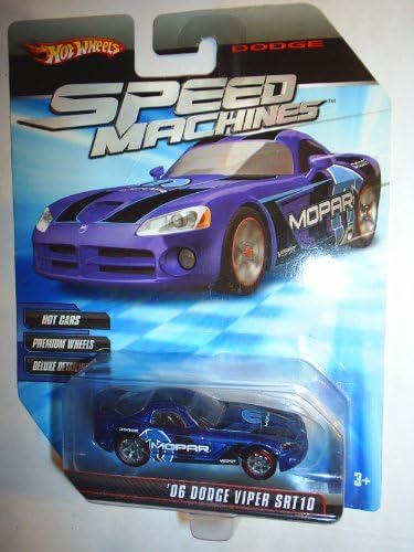 Hot Wheels Speed Machines "06 Dodge Viper SRT10 BLUE 1:64 Scale