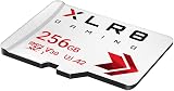 PNY XLR8 Gaming 256GB microSDXC U3 V30 A2 Card 100MB/s Read view 2