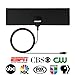 TV Antenna, AKARY Indoor Antenna for TV Digital HDTV Antenna 35 Miles Range Receive Free Channels Support UHF/VHF Signal with 10ft Coaxial Cable
