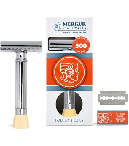 Amazon.com: MERKUR Stainless Steel Safety Razor Set 34 INOX