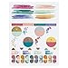 Erin Condren Designer Sticker Pack - Motivation & Celebration Sticker Pack Trio Includes 3 Sticker Sheets, 100+ Stickers