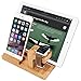 iVAPO MM607 3-in-1 Bamboo Body Apple Watch, iPhone & iPad Stand for Apple iWatch 38mm/42mm, iPhone 5s, 6, 6 Plus, iPad Air, iPad Air 2, iPad mini