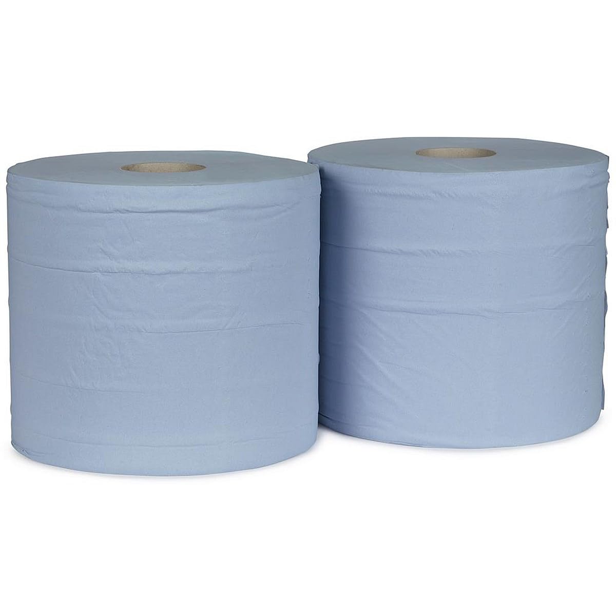 2WORK CT34137 2-Ply Forecourt Roll, 400 m, Blue, Pack of 2