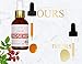 Organic Rosehip Seed Oil - Cold Pressed, Unrefined, Virgin Anti Aging Serum for Face Massage, Wrinkles, Skin, Hair and Nails