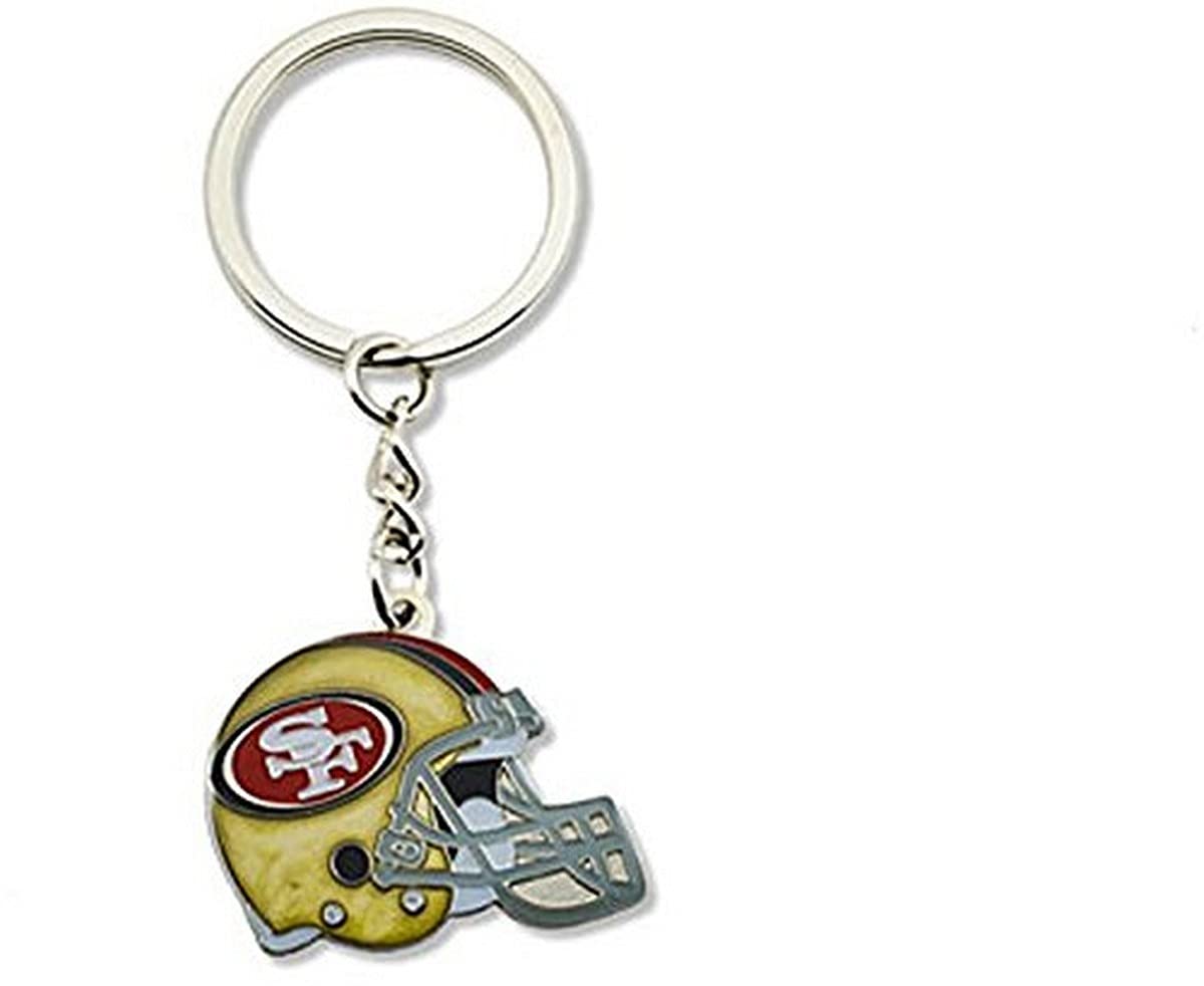 aminco NFL San Francisco 49ers Helmet Keychain