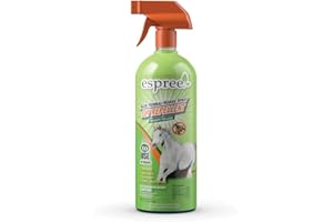 Espree Aloe Herbal Horse Spray | Fly Repellent with Aloe, Sunscreen, and Coat Conditioners | Promotes a Healthy Coat and Protection from The Sun | 32 oz Concentrate