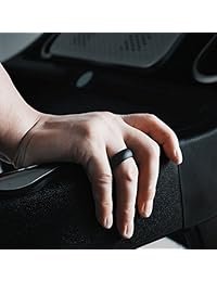 OKELA - Anillos de boda de silicona de grado médico para hombres y mujeres activos, cómodos y no tóxicos, anillo de goma para uso diario, trabajo, viajes, fitness, etc.