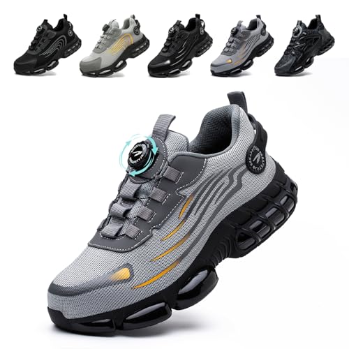 Safety Shoes Men Women Work Shoes Breathable Lightweight Comfortable with Steel Toe Cap 36-46 EU