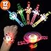 Mikulala Glow in The Dark Birthday Party Favors for Kids Prizes Box Toys for Classroom 25 Pack Light Up Toys Hand Spin Stress Relief Anxiety Toys Bulk Fidget Toys Boys Girls LED Neon Party Supplies…