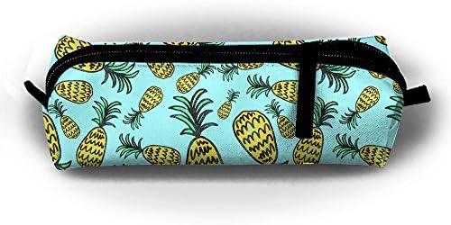 Alone Stationery Bag Pen Holder Pencil Pouch Cosmetic Pineapple Pattern Office Supplies Coins Makeup Pouch Purse For Students