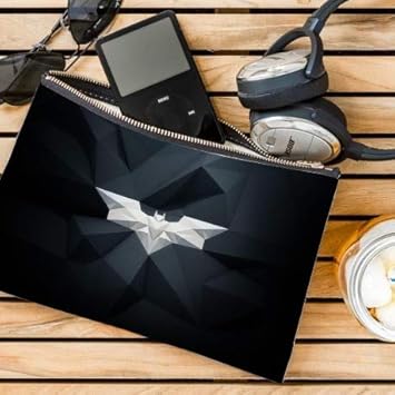 Paper Plane Design Canvas Multipurpose Zipper Pouch
