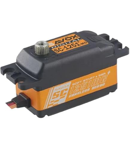 Amazon.com: Savox SB-2263MG-Be High Speed, Brushless Motor, Metal