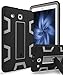 Galaxy Tab E 9.6 Case,KAKA[Kickstand Feature]Three Layer Hybrid Heavy Duty Shockproof Anti-Slip Protective Case for Samsung Galaxy Tab E Wi-Fi/Tab E Nook/Tab E Verizon 9.6-Inch Tablet,Black/Grey