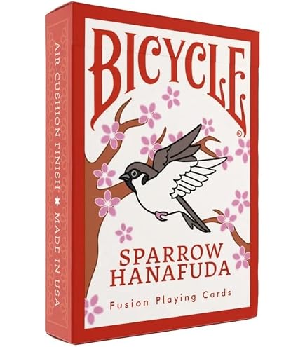 Japanese Playing Cards Game Hanafuda Echigo Flower Red Paulownia