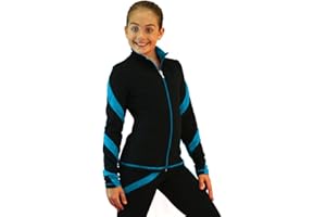ChloeNoel Spiral Figure Skating Jacket J636