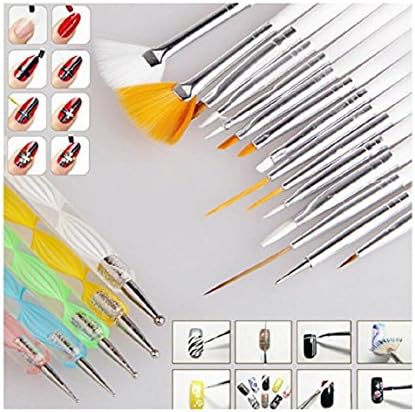 Dotting Pens Marbling Detailing Painting Striping Tools 20pc Kit Set with Pounch