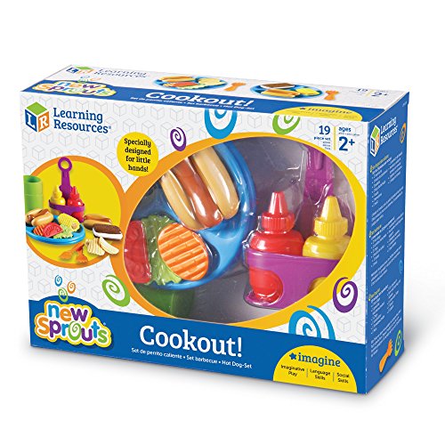 Learning Resources New Sprouts Cookout! Food, 19 Pieces