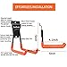 CoolYeah Slatwall Hooks Heavy Duty, Garage Storage Utility Double Hooks For Organizing Power Tools,Large U Hooks (pack of 6, 5 × 5 × 4.1 inches)