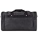Plambag Large Canvas Duffel Bag Overnight Travel Tote Weekend Bag Dark Gray