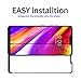 LG G7 ThinQ Screen Protector Full Coverage, 2 Pack Niyattn Tempered Glass Screen Protector for LG G7 ThinQ 5.9 inch with Double Shielding/Bubble Free/Case Friendly, Black
