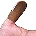 QEES Archery Thumb Ring Finger Protector Guard Leather Gear Tab Handmade for Hunting Reurve Takedown Bow BZ02