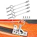 Kohree Bimini Top Quick Release Pin 1/4 inch Diameter w/Lanyard Prevents Loss, Full 316 Stainless Steel, Bimini Top Pin, Boat Marine Hardware with 4 Installation Screws (4 Pack)