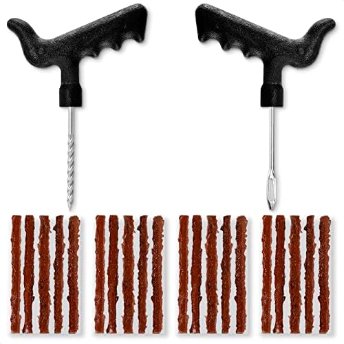 T Handle Tire Repair Plugs Tire Plug Kit Heavy Duty Professional Tire