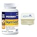 Enzymedica Digest Gold with ATPro, Daily Digestive Support, 45 Capsules Bundle with Lumintrail Pill Case