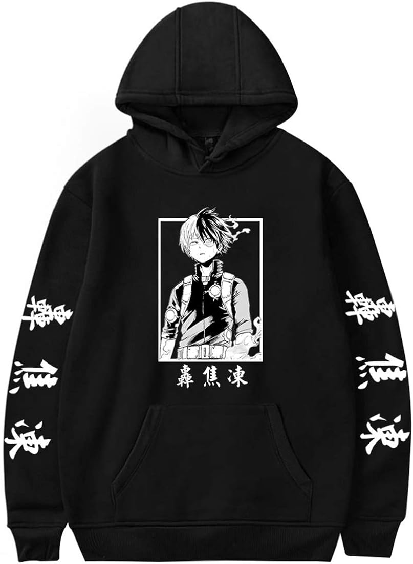 EUDOLAH Anime My Hero Academia Hoodie Boku No Hero Academia MHA Friends Sweatshirt for Men/Boy 