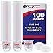 (Full Case of 100 each - Pint (16oz) PAINT MIXING CUPS) by Custom Shop - Cups have calibrated mixing ratios on side of cup BOX OF 100 Cups primary