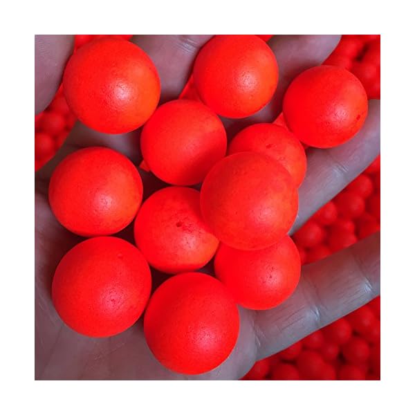 Taloyer-100pcs-Fishing-Float-Ball-EPS-Foam-Ball-Striking-Beans-Fishing-Circular-Float-Globular-Buoy-for-Fishing