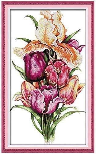 Amazon Co Jp Zaosanノーブルチューリップ パターンクロスステッチ11ct14ctクロスステッチセットフラワークロスステッチキット刺繍針細工 クロスステッチ生地ct番号 14ct写真印刷 ホーム キッチン