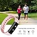 Fitness Tracker,007plus D115 Bluetooth 4.0 Pedometer Sleep Monitor Concise Style Point Touch Activity Tracker(Pink)