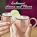 100% Solid Moscow Mule Copper Mugs Kit With Free Extras: Set of Two 16oz Mugs - Hammered Premium Quality Copper Cups, 2 Shot Glasses/Jiggers, and 1 Straw. Great For Gifts.