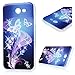 Galaxy J7 V Case, Galaxy J7 Perx Case, Galaxy J7 Sky Pro Case, YOKIRIN 4 Pcs Shock-Absorption Soft TPU Rubber Skin Gel Bumper Case Transparent Crystal Clear Colorful Print Ultra Slim Protective Cover