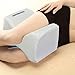 Knee Pillow, HOVERAREA Orthopedic Memory Foam Leg Pillow for Sleeping, Sciatica Relief, Leg Pain, Back Pain, Pregnancy, Hip and Joint Pain- Knee Support Rest Pillow Wedge Contour