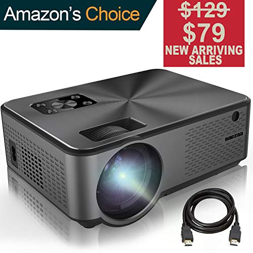 Projector, BARZAA Video Projector 4200Lux, Full HD Projector, LED Home Theater Projector Support 1080P 2HDMI 2USB VGA AV Headphone Jack, Compatible Laptop chromecast DVD PS4 Amazon Fire TV Stick