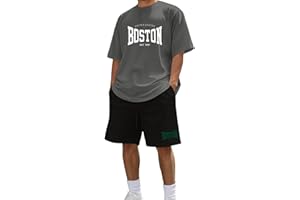 Mens Clothing Printed Short Sleeve Crewneck Tee Set Everyday Wear Casual Lightweight Breathable Two Piece Mens Tracksuit