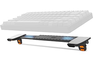 GPG2 ESC Flip PRO Adjustable Keyboard Stand (3rd Gen) – Extendable Width for 100% Stability on Full-Size & Compact Keyboards – Reusable Micro-Suction Grip (Washable & No Glue) – Portable Folding Legs for Laptop & PC