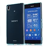 Xperia Z3+ Case, Arbalest® [Clear Resistance] Ultra Slim Fit TPU **NEW** Jelly Gel Soft Skin Cover [Shock Absorbent] Case for Xperia Z3+ (Z3 Plus) - Crystal Turquoise