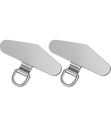 ZXZone Handy-Halteband Patch Aus Metall – 2 Stück, Silber, Kratzfest, Für Handyhüllen