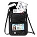 Defway Travel Wallet RFID Blocking Hidden Money Pouch & Neck Passport Holder