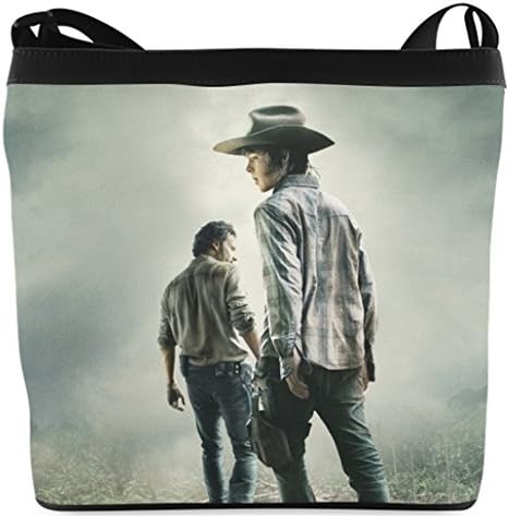 PsylockePopular Lady Women Shouder Bag Cross Body Bag Soulder Bag with Rick and Carl in The Walking Dead Print