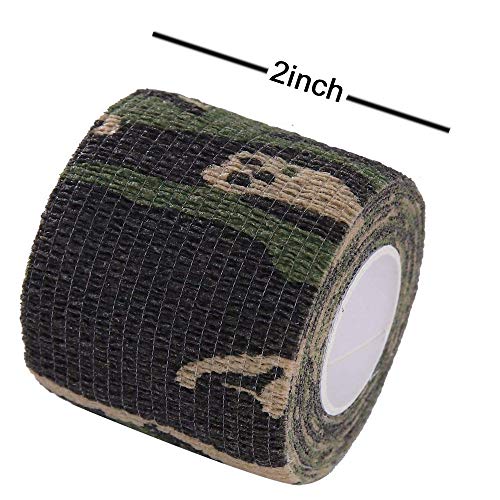 Tattoo Grip Cover - Yakecan 10pcs Disposable Cohesive Tattoo Grip Cover Bandage, Self Bandage Roll Elastic Grip Wrap for Tattoo Machine Tattoo Grip Accessories, Sports Tape Cover Super Durable Mi