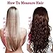 8Pcs 18 Clips 17-26 Inch Curly Straight Full Head Clip in on Hair Extensions Hairpiece 27colors