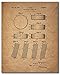 Hockey Patent Prints - Set Of 6 Vintage Wall Art Photos