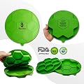 Silicone Burger Press By Bee-Live- 7-In-1-Hamburger Patty Mold For Delicious Burgers- Oven &Dishwasher Safe Patty Maker Press- Freezer Storage Container-Non Stick Silicone Mold For Cookies, Pies &More