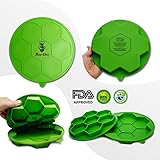 Silicone Burger Press By Bee-Live- 7-In-1-Hamburger Patty Mold For Delicious Burgers- Oven &Dishwasher Safe Patty Maker Press- Freezer Storage Container-Non Stick Silicone Mold For Cookies, Pies &More